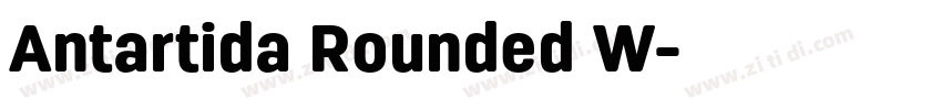Antartida Rounded W字体转换